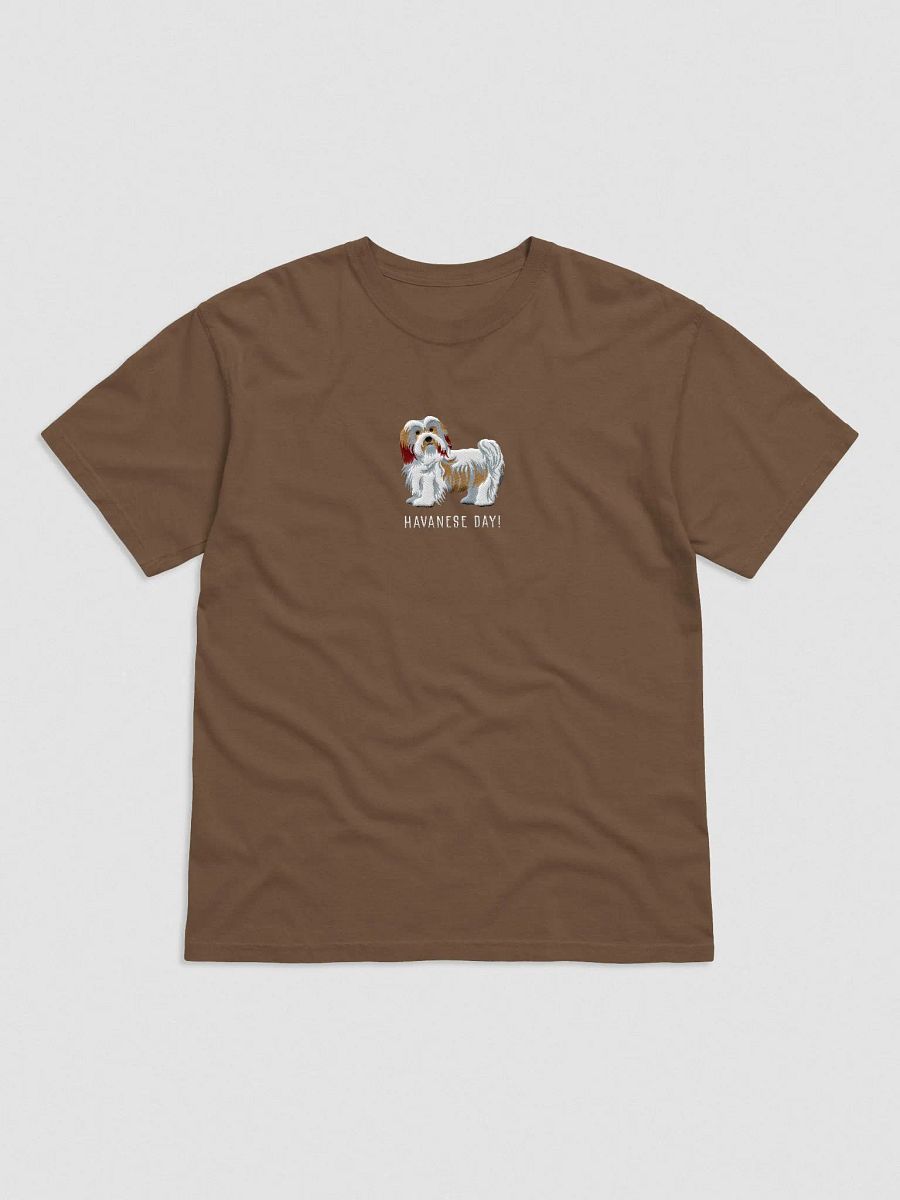 Havanese Day! T-Shirt(Embroidered) of a Havanese product image (4)