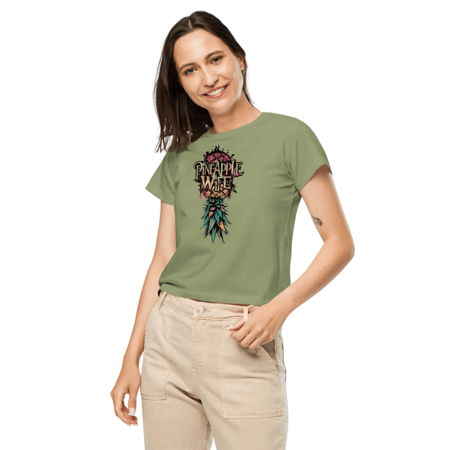 Pineapple Wife Urban Pineapple High Waisted Tee product image (53)