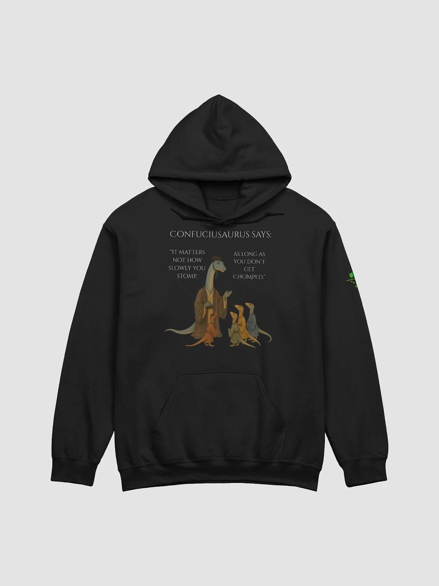 Confuciusaurus - Don't Get Chomped Funny Philosphical Dinosaur Hoodie product image (1)