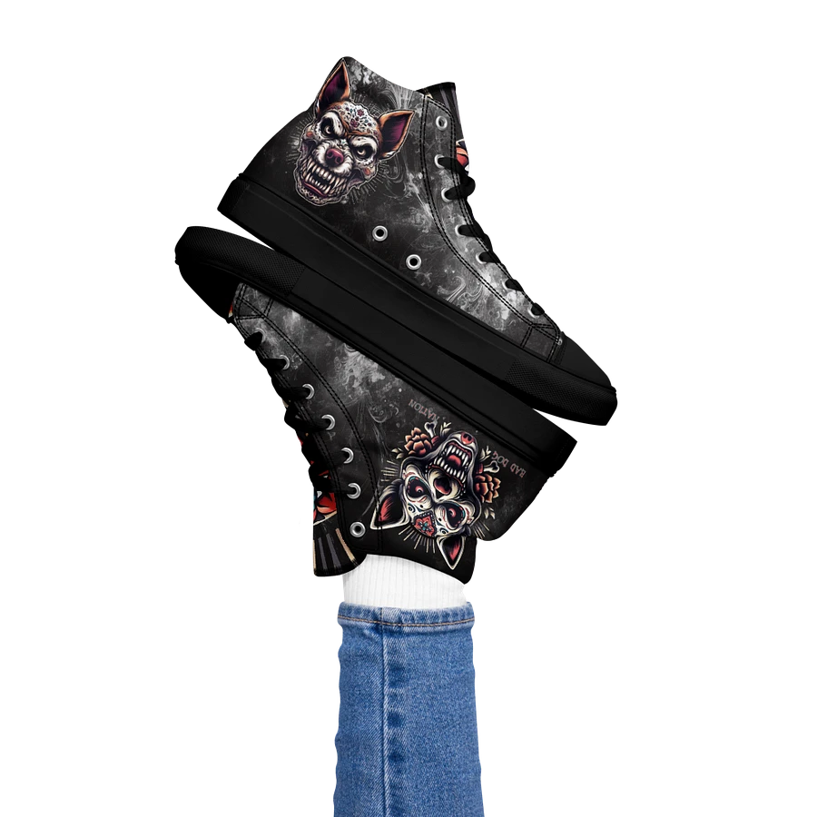 Day of the Dead Women's High Top Canvas Shoe product image (20)