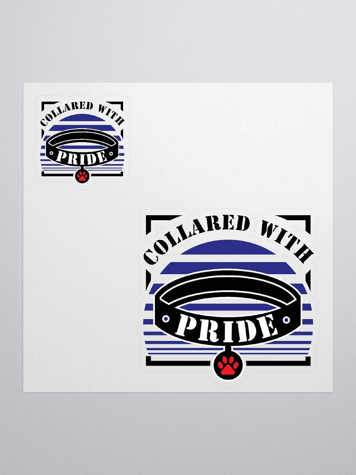 Collared With Pride Kiss Cut Stickers product image (2)