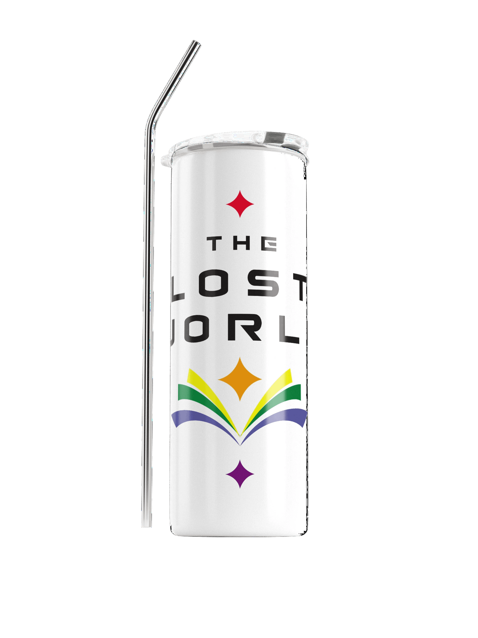 The Lost World Stainless Steel Tumbler (White) product image (1)