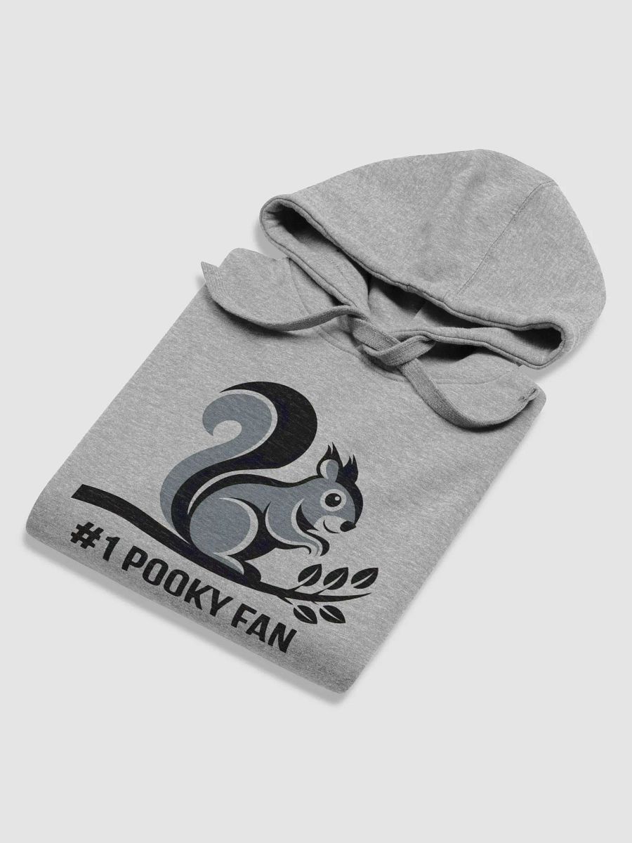 Super Soft and Comfy Hoodie: #1 Pooky Fan, Grey and Black Pooky on a Branch product image (6)
