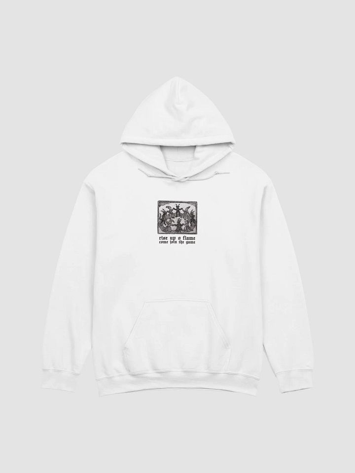 'Rise Up O Flame' Medieval Witches Hoodie (light colours / 4 colours available) product image (1)