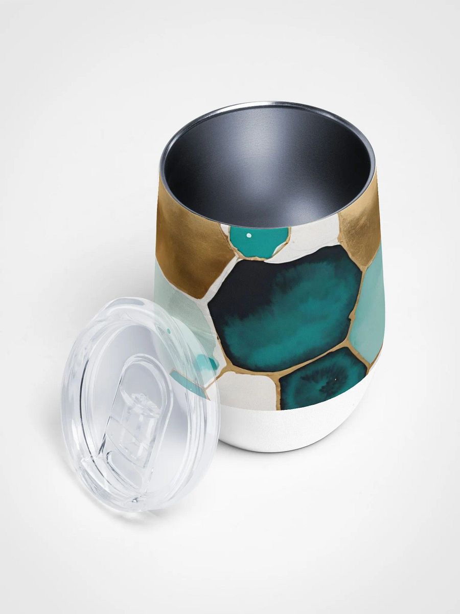 Elegant Watercolor Honeycomb Wine Tumbler product image (3)