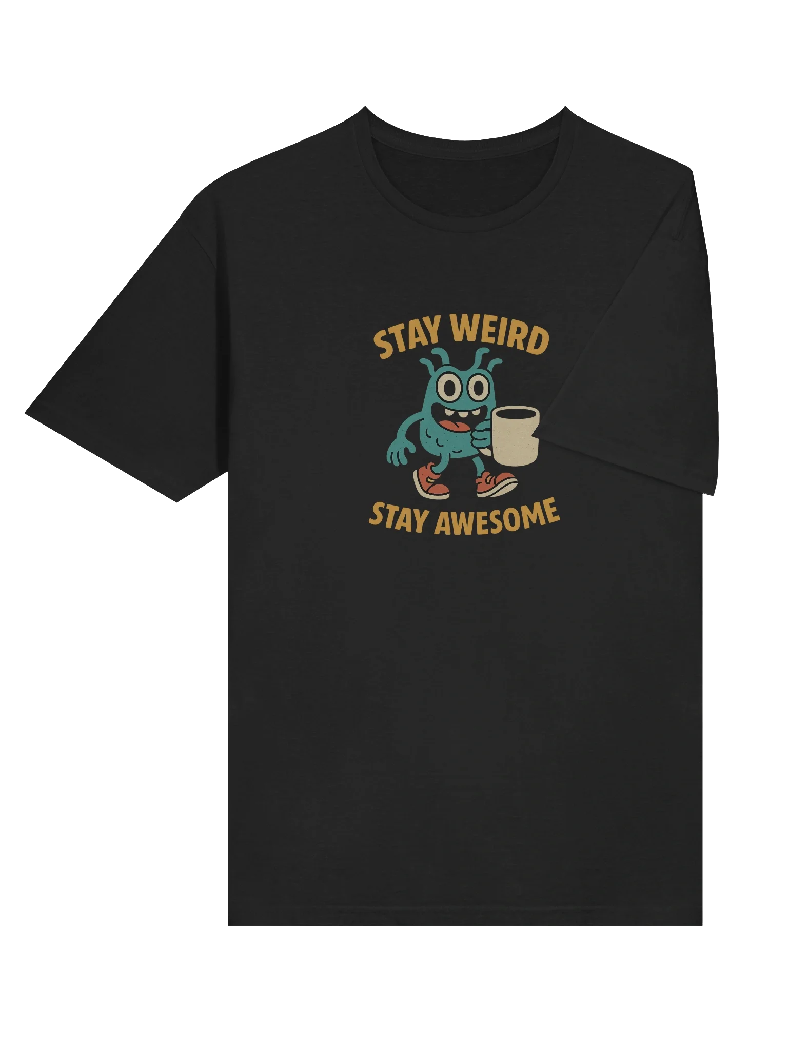 Cartoon Coffee Monster Tee (Unisex) product image (6)