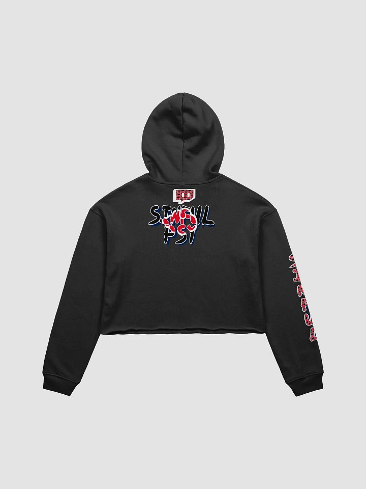 Gengar X Itachi (akatsuki) Bella+Canvas Fleece Crop Hoodie product image (2)