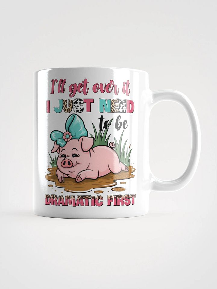 Dramatic Piggy White Glossy Mug product image (2)