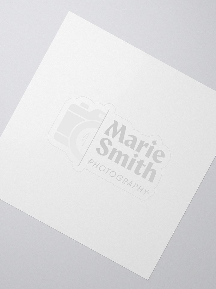 Marie Smith Photography Logo Kiss Cut Stickers product image (2)