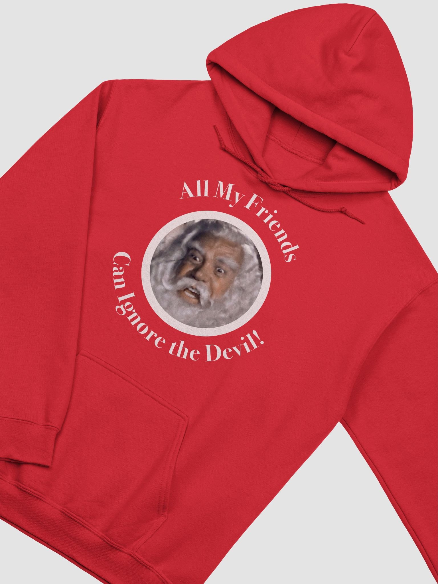 Santa Claus "All My Friends Can Ignore the Devil" Hoodie product image (3)