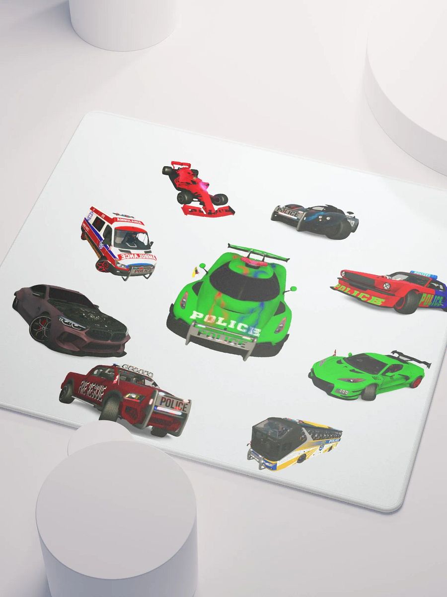 Racing Rescue Mouse Pad product image (5)