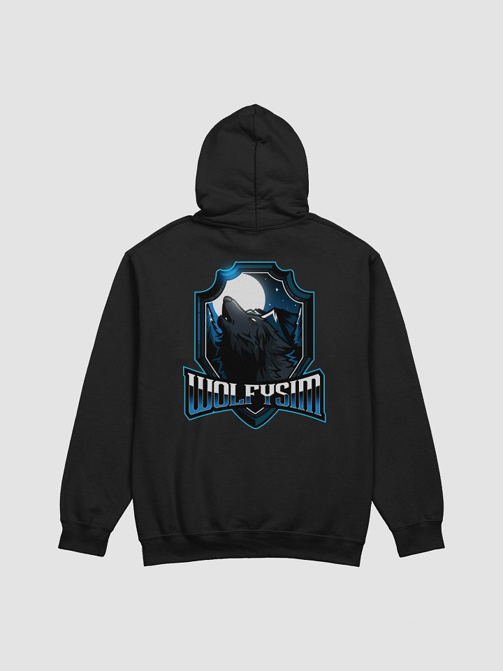 WolfySim Hoodie Logo Front and Back product image (2)