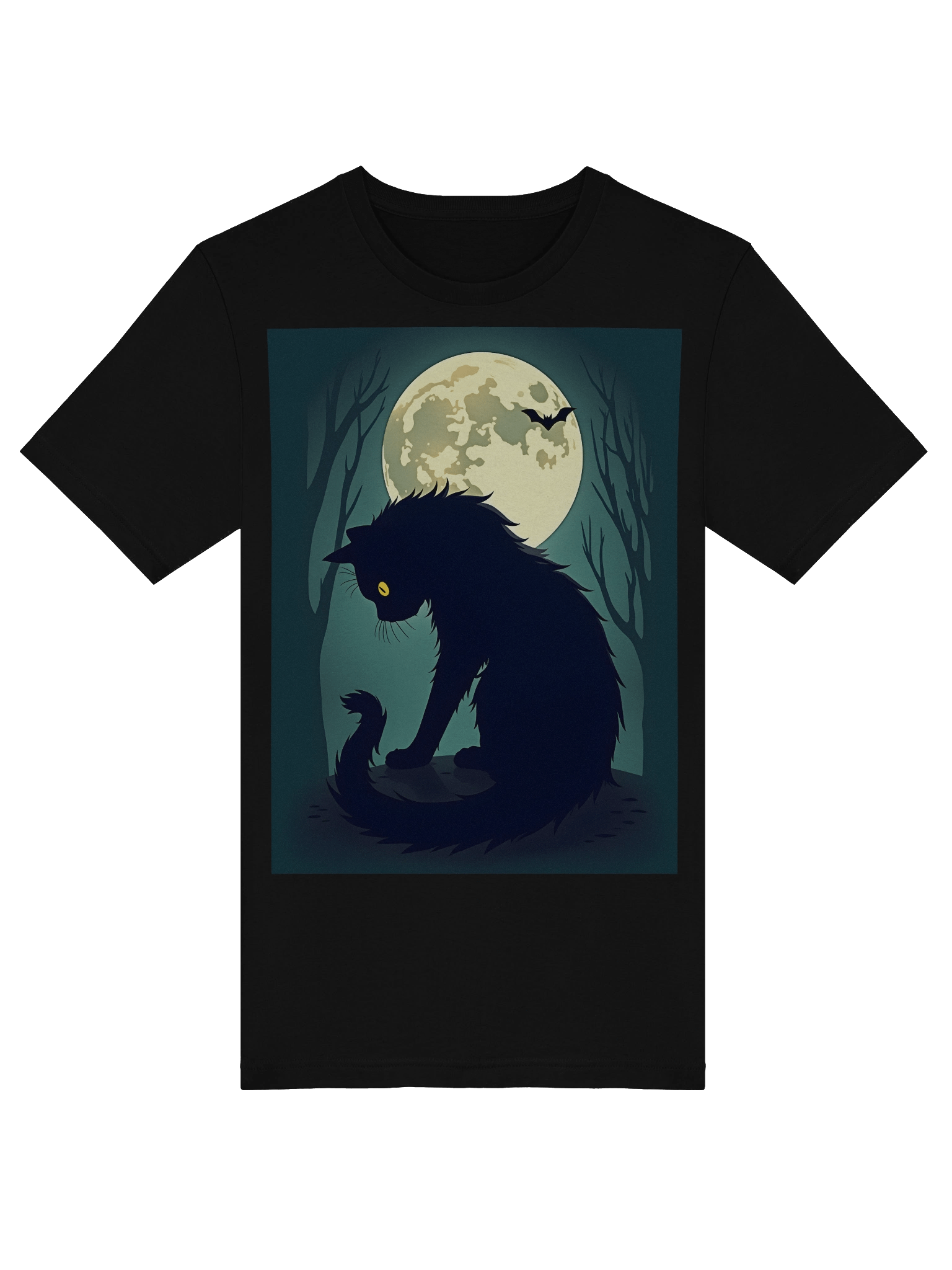 Midnight Cat Glow T-Shirt product image (14)