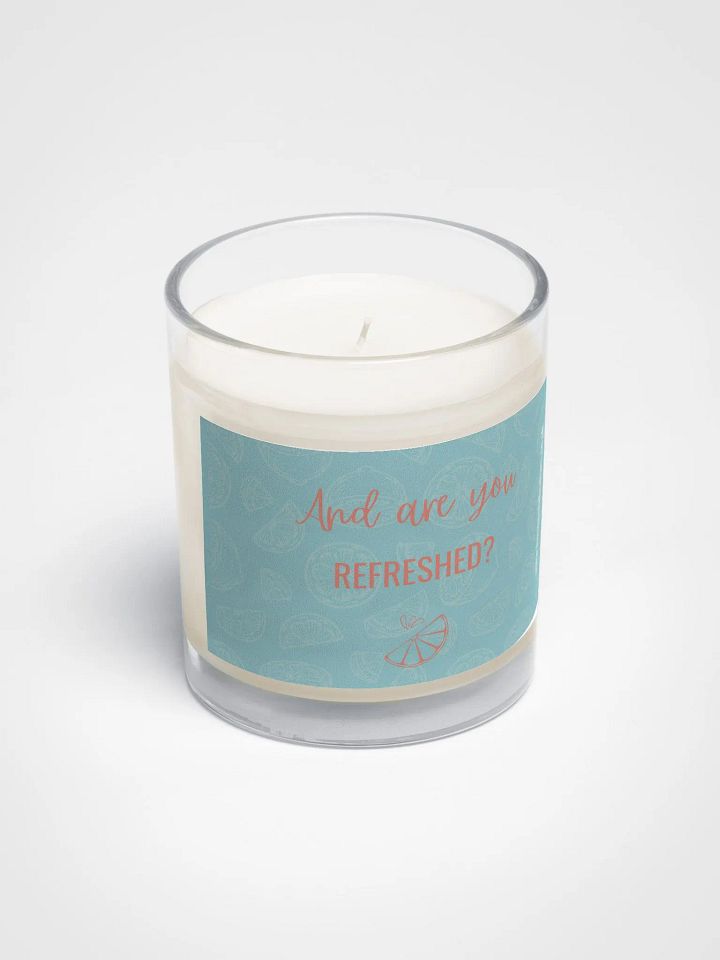 And Are You Refreshed? - Peach Candle product image (2)
