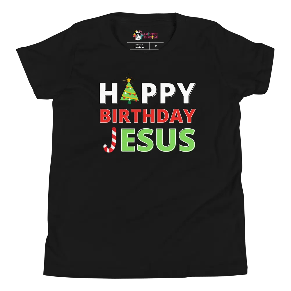 Happy Birthday Jesus Christmas Kids T-Shirt product image (5)