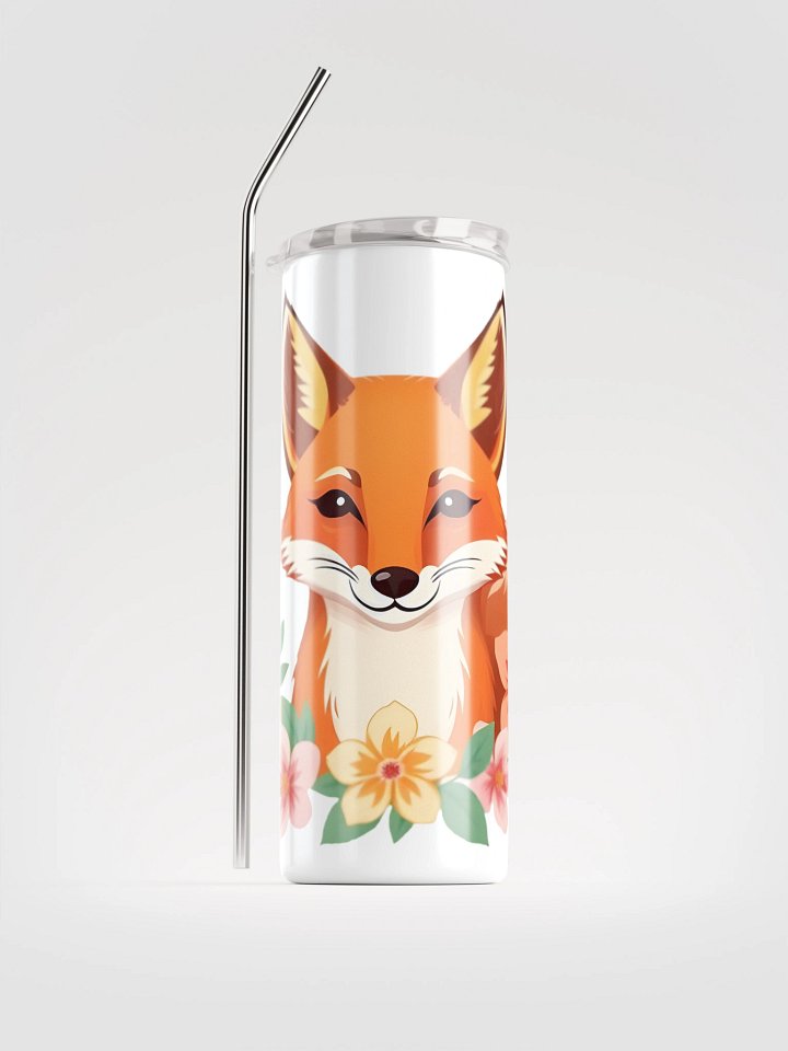 Floral Fox Stainless Steel Tumbler product image (1)
