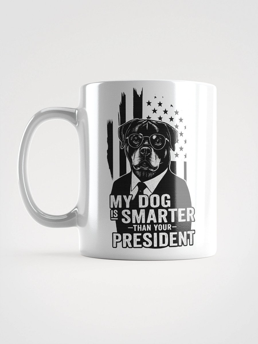Smart Rottweiler White Glossy Mug product image (6)