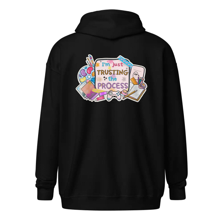 Im just trusting the process zip up hoodie product image (7)