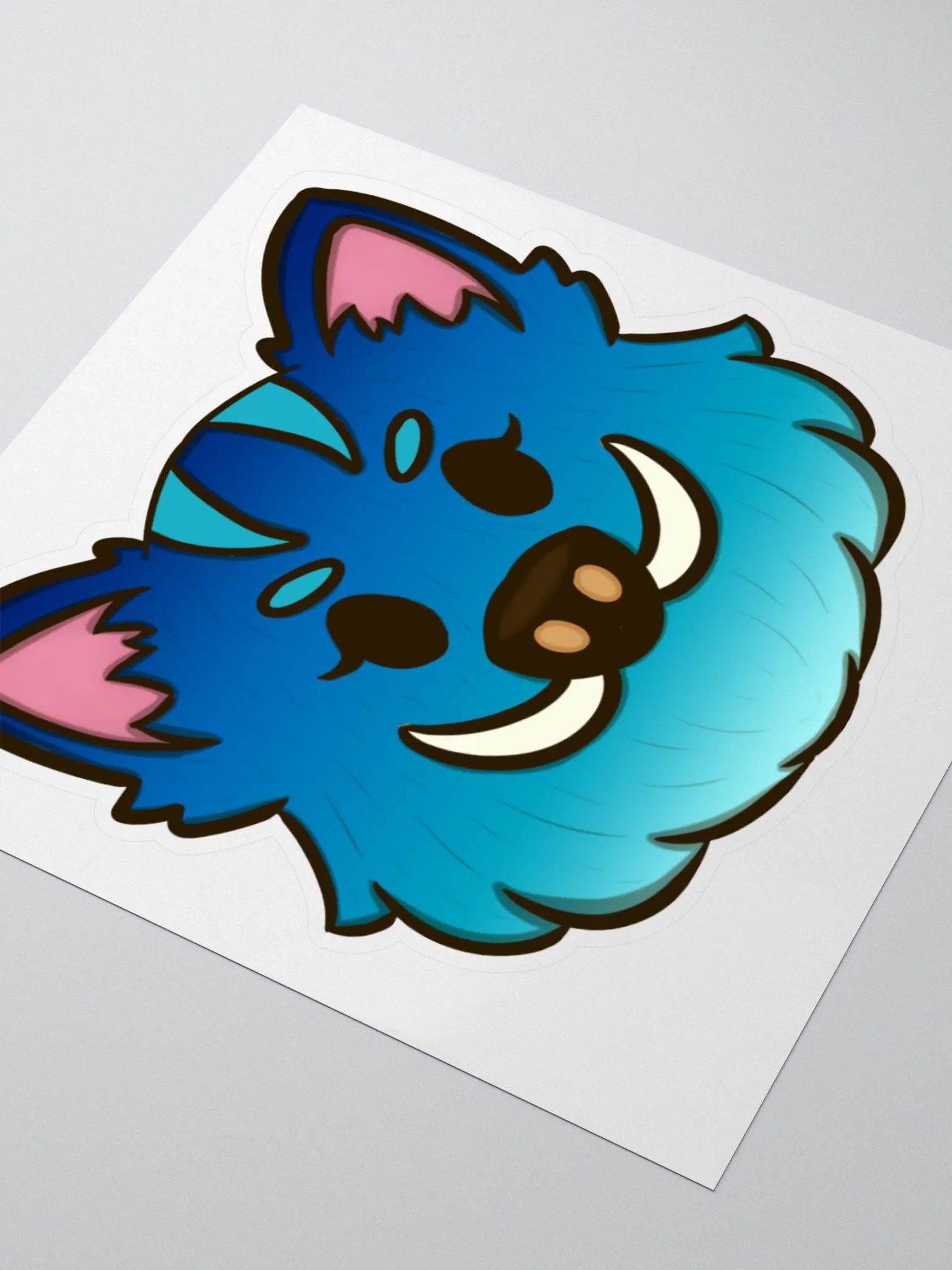 6-Month Boar Badge Sticker product image (3)