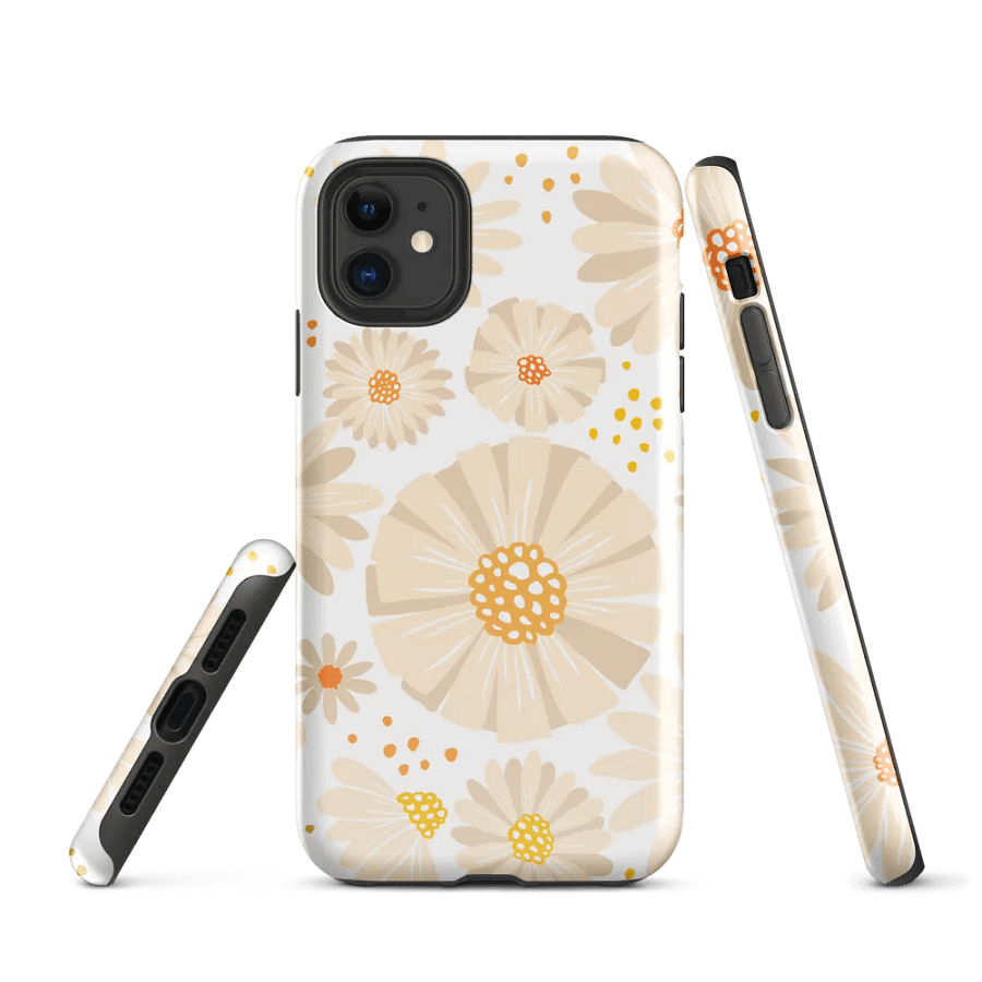Floral Fusion Tough iPhone® Case product image (1)