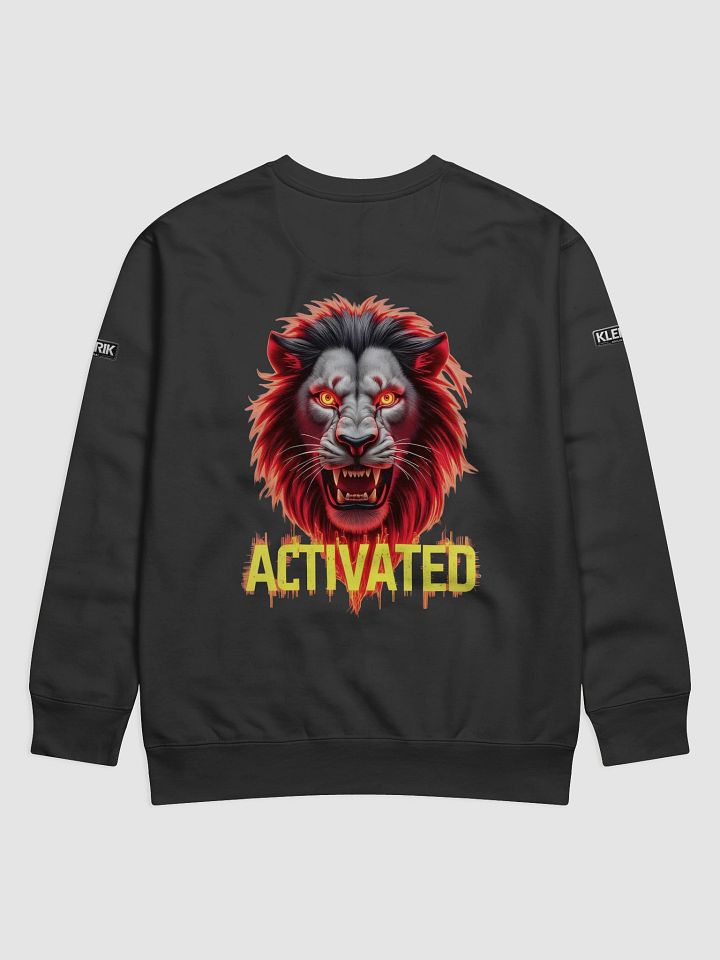 KLERIK Original Reflective Logo Sweatshirt - PAIN IS JUST DATA LEAVING THE BODY product image (2)