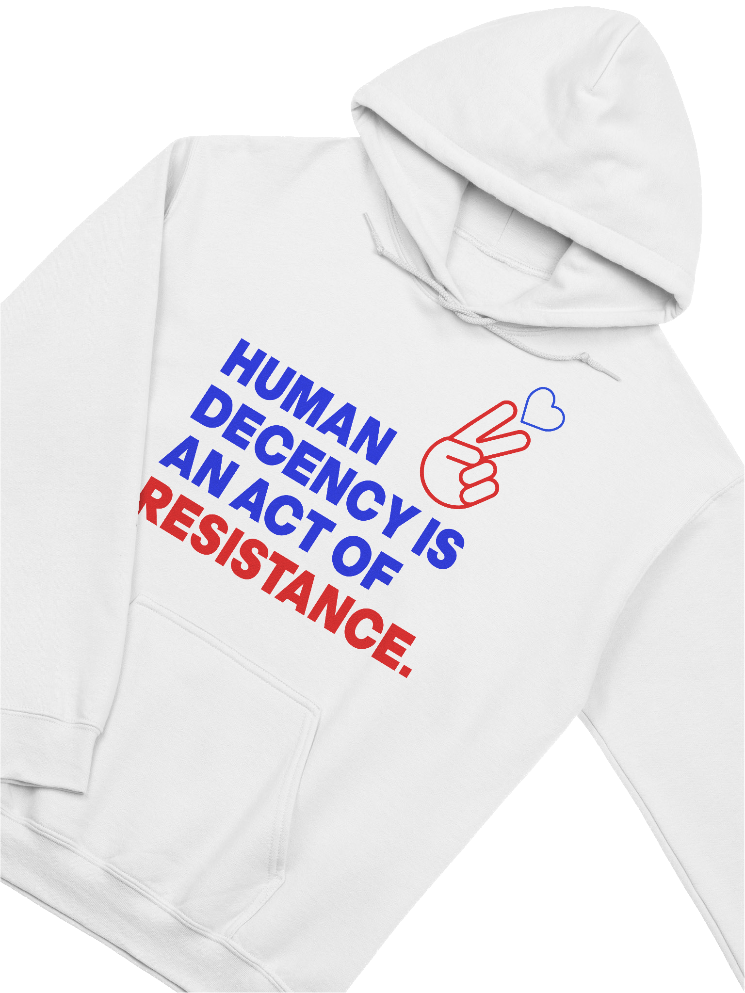 HUMAN DECENCY IS AN ACT OF RESISTANCE - HOODIE product image (2)