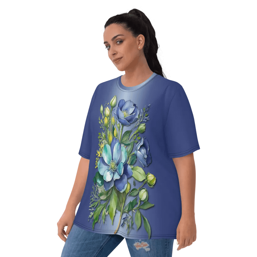 Floral Themed All Over Print T-shirt product image (3)