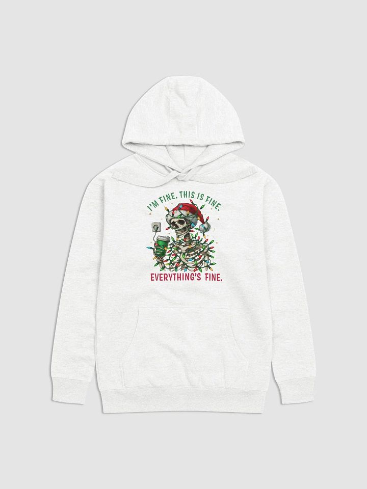 Funny Skeleton Santa Unisex Premium Hoodie product image (1)