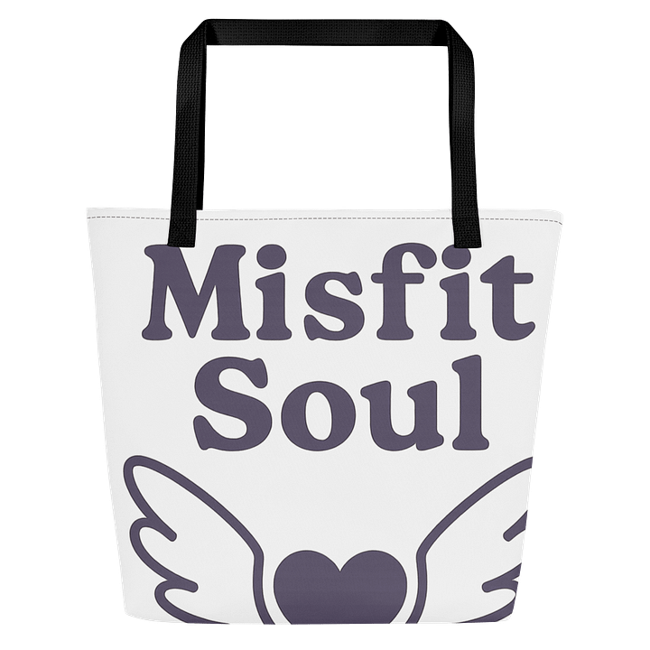 Misfit Soul – Winged Heart Tote Bag product image (1)