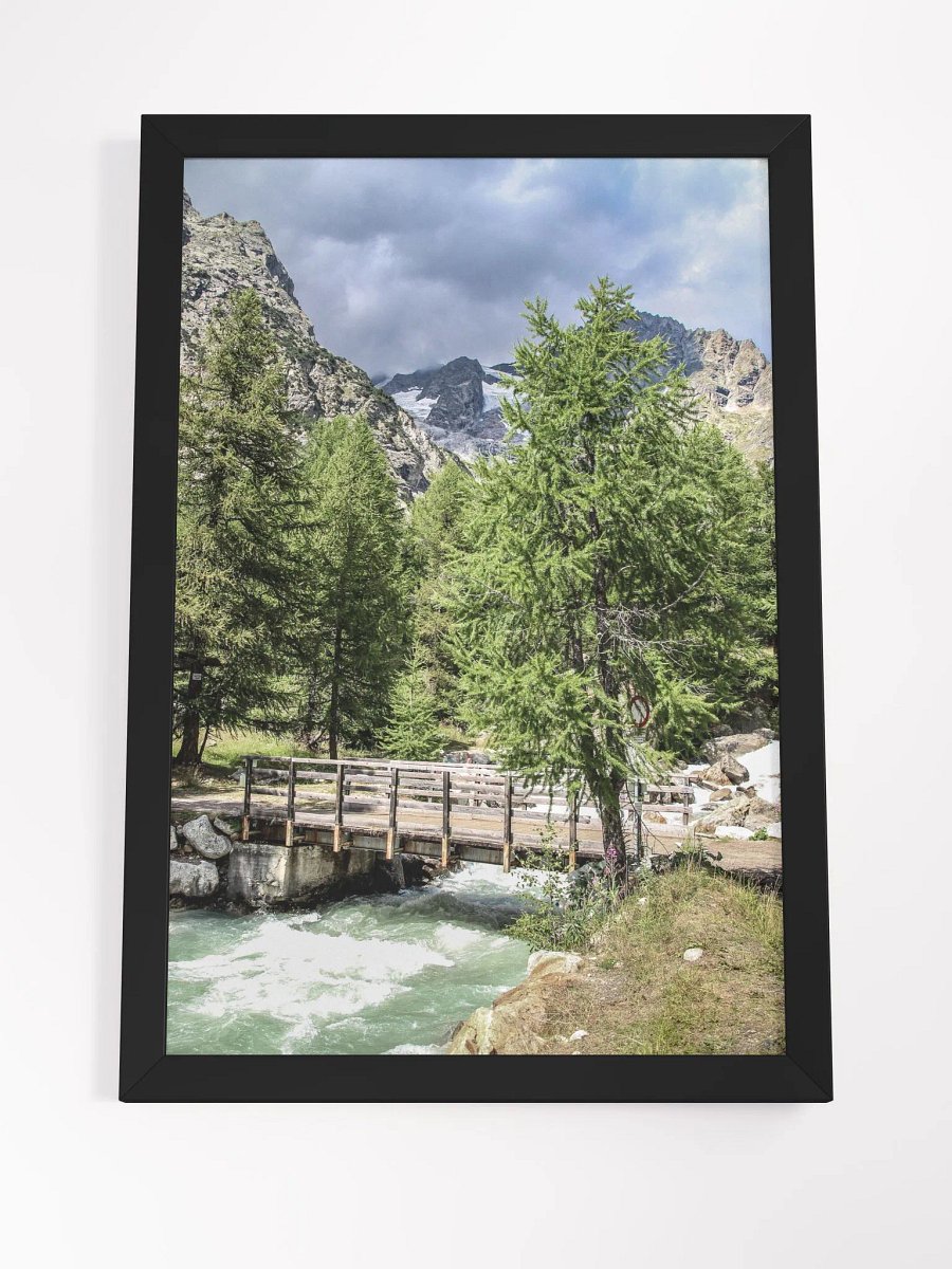Print Fine Art - Rushing Waters at Lavachey – Mont Blanc, France product image (7)