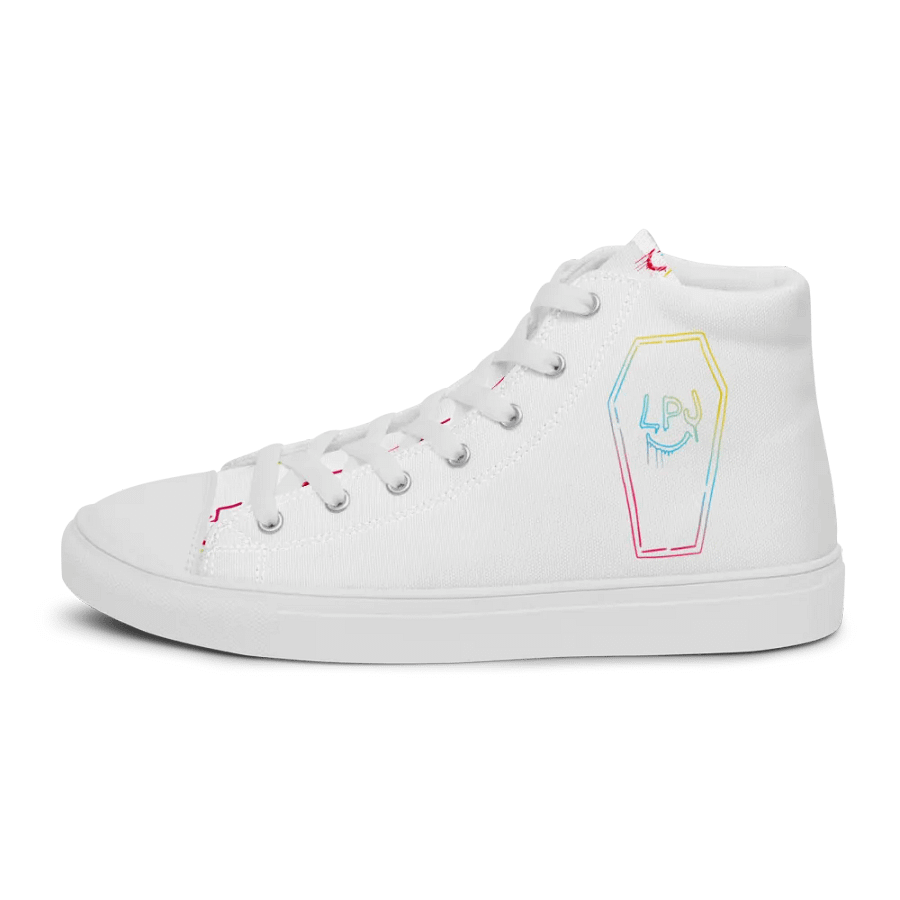 LPJ White Canvas Hi-Top Shoes product image (9)