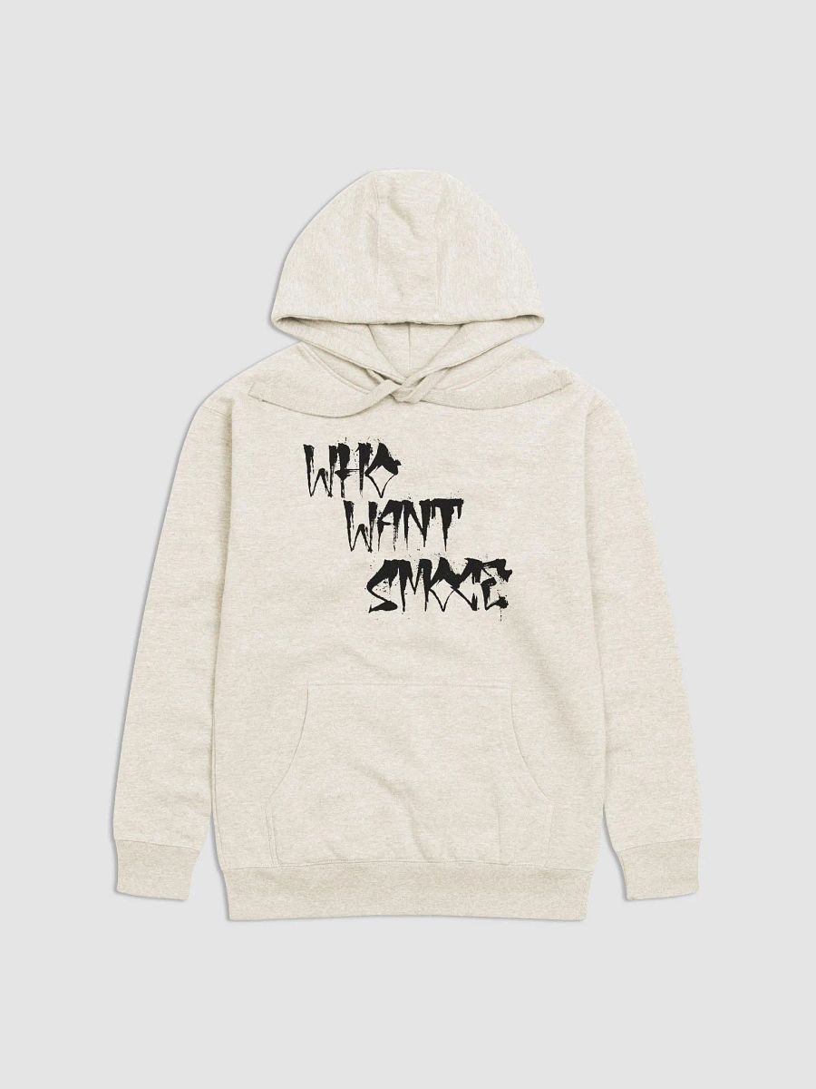 Who Want SmoCe Black Text Hoodie product image (7)