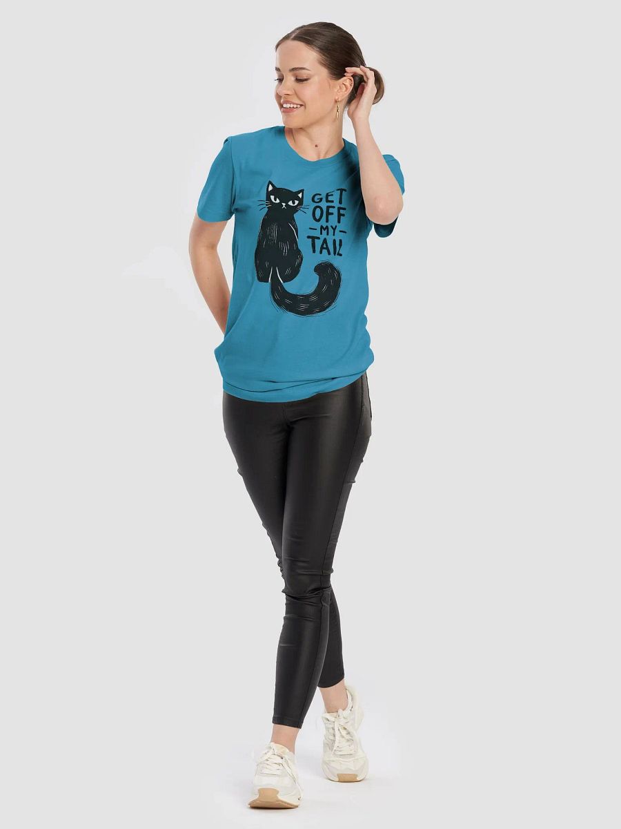 Get Off My Tail - Sassy Cat Attitude T-Shirt product image (4)