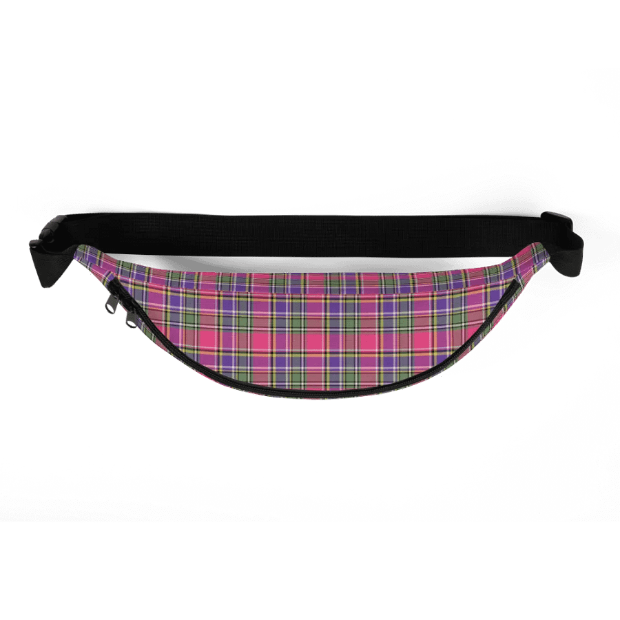 Hot Pink and Purple Vintage Plaid Fanny Pack product image (5)