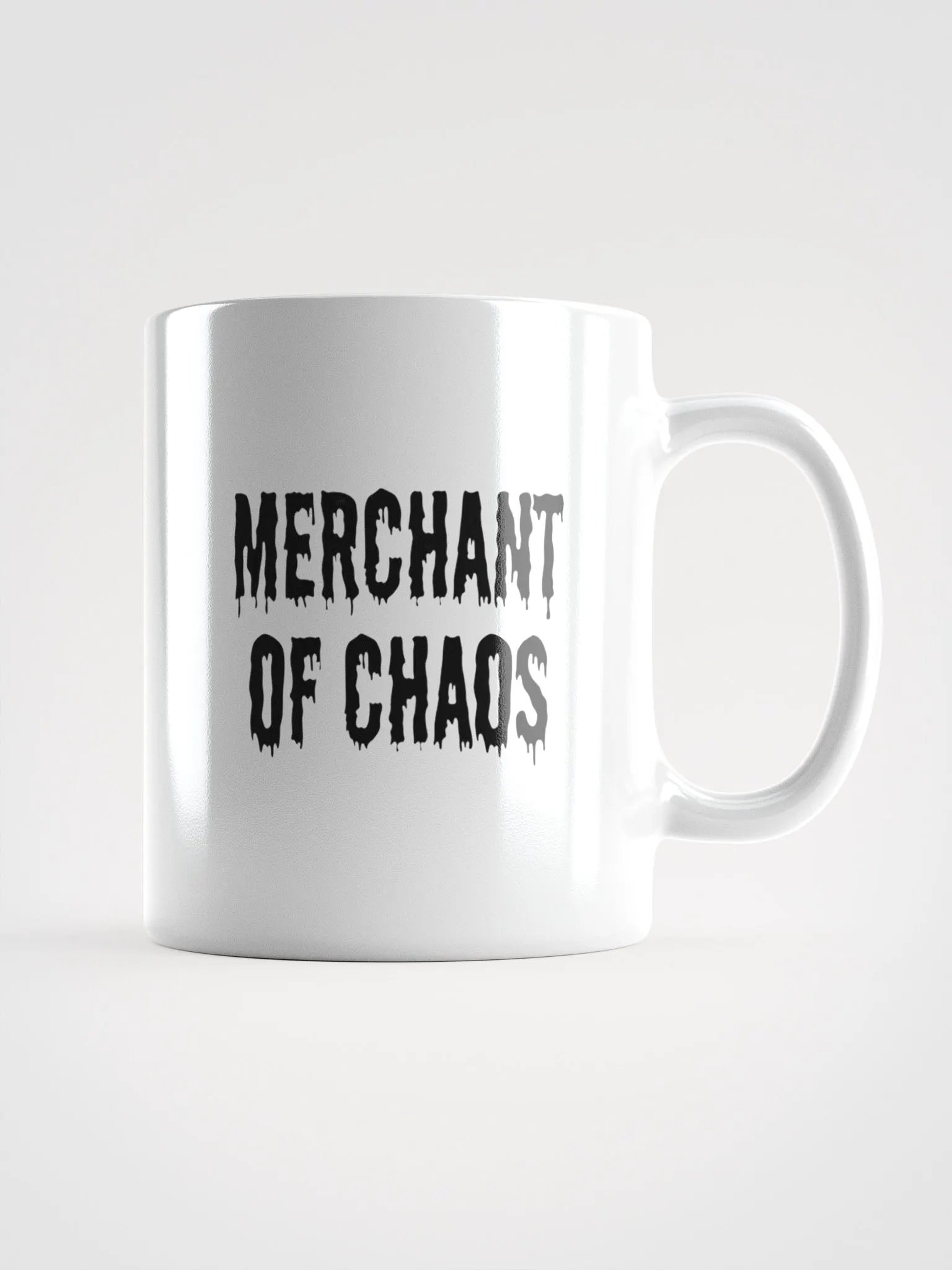 Merchant of Chaos Mug - white, black letters product image (1)