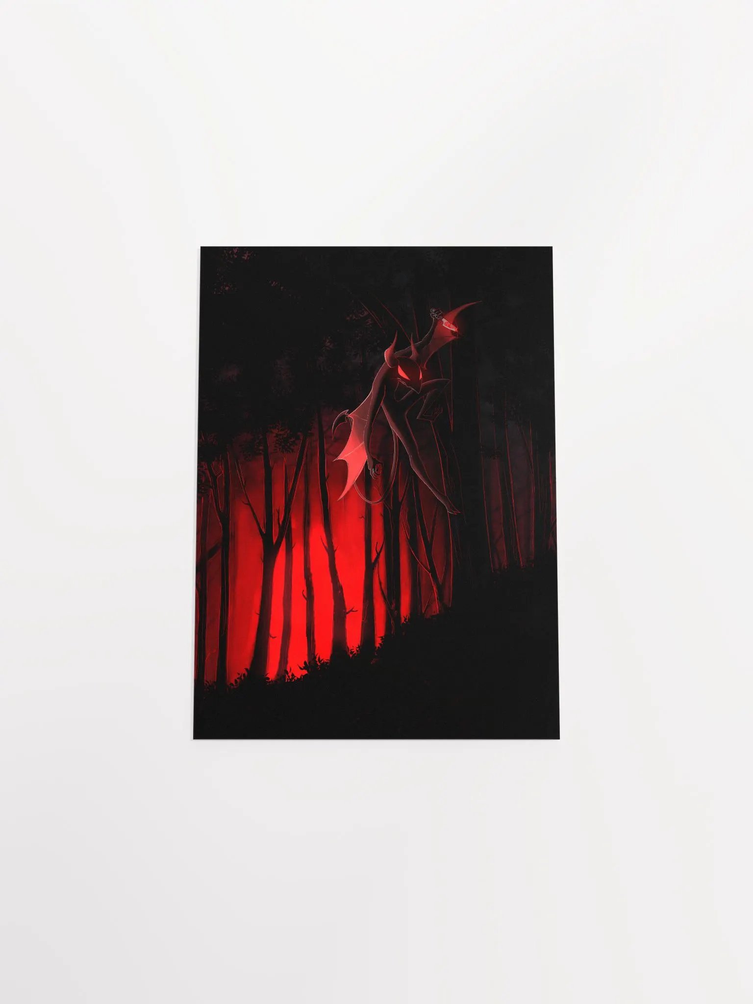 Red Forest Matte Poster product image (43)