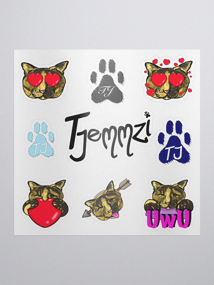 Tjemmzi sticker pack 2 (9 Stickers) product image (1)