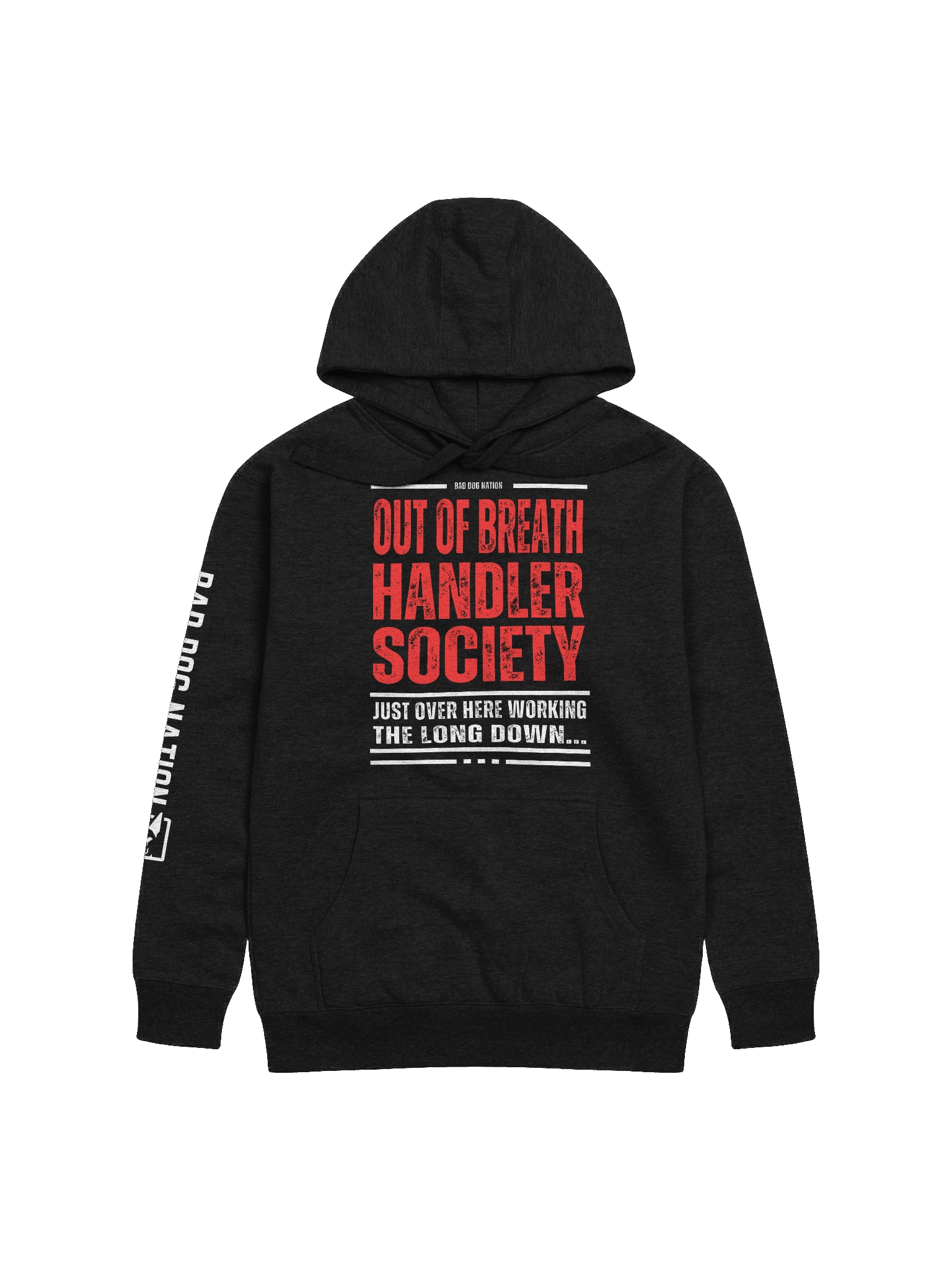 Out of Breath Handler Society - Front Print - Premium Adult Unisex Hoodie product image (1)