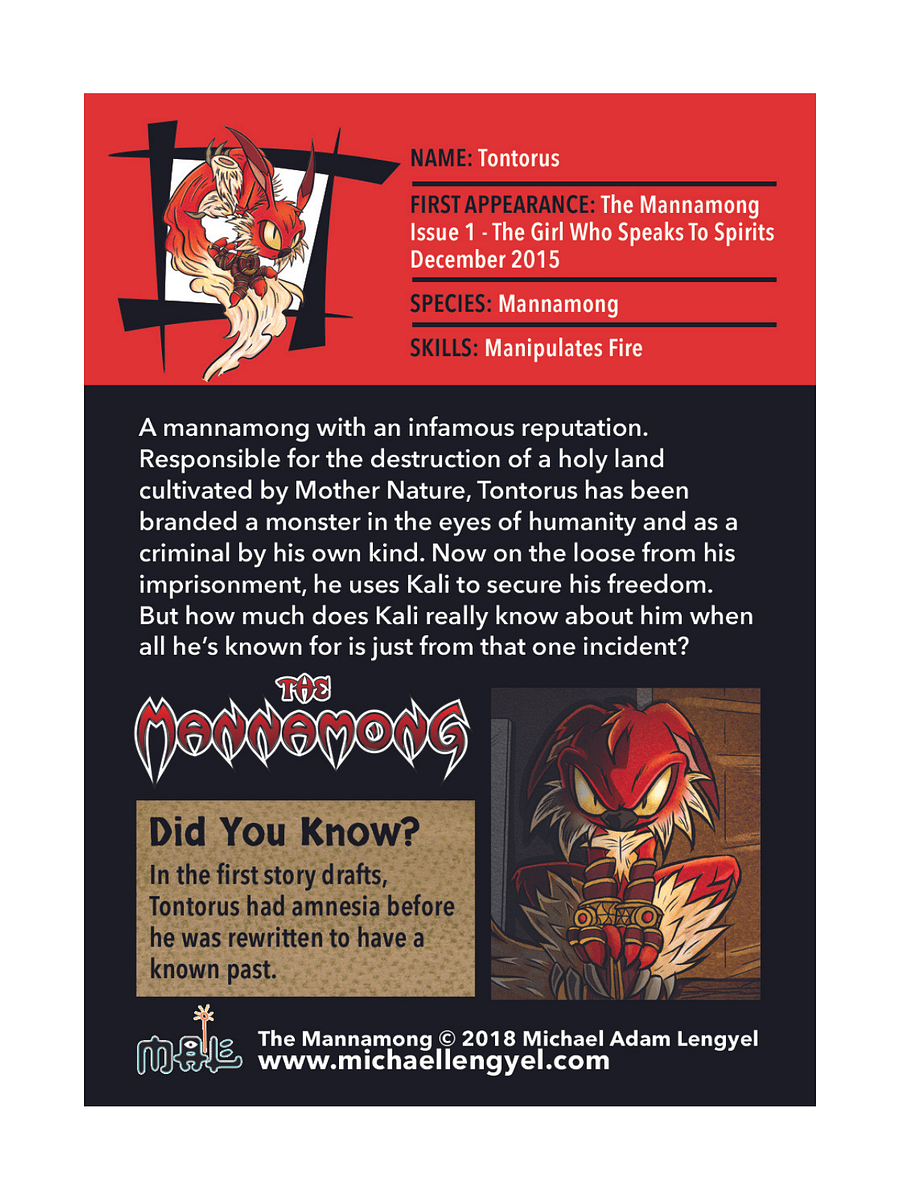 The Mannamong Series 1 Collectible Cards product image (5)