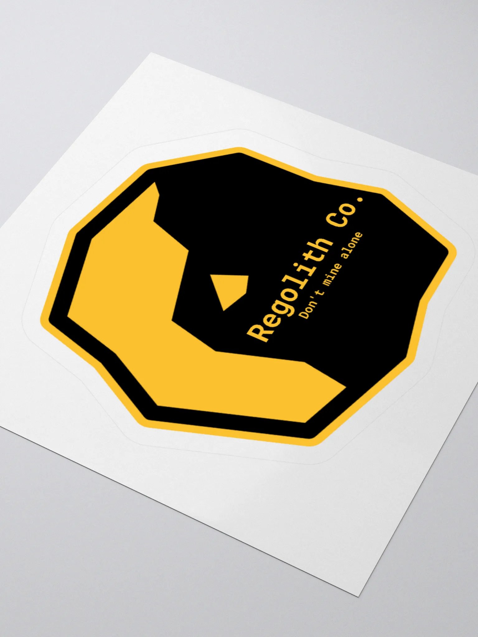 Regolith Logo Sticker product image (5)
