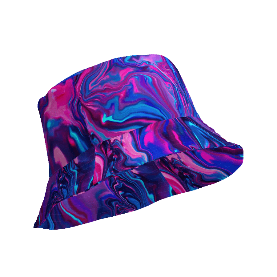 Multicolour Swirl Reversible Bucket Hat product image (10)