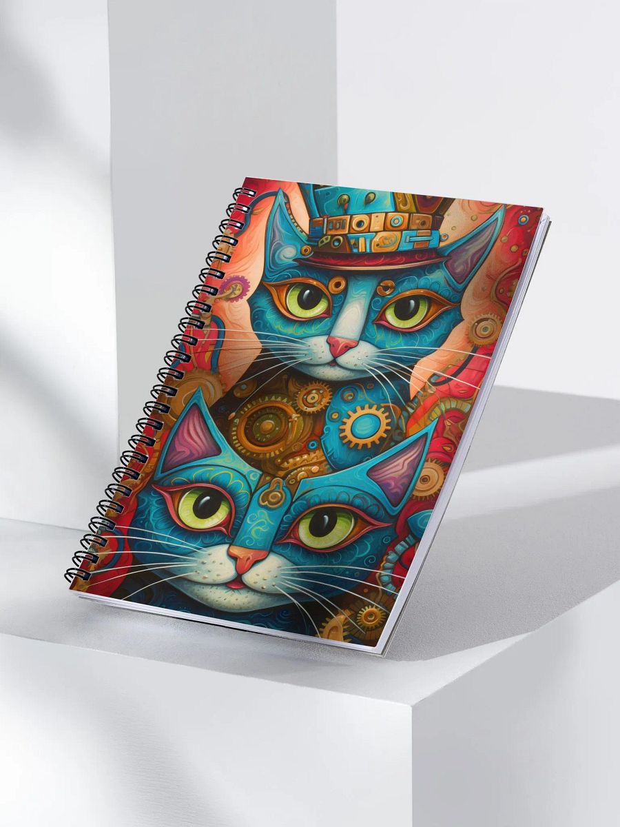 Steampunk Cats Spiral Notebook product image (3)