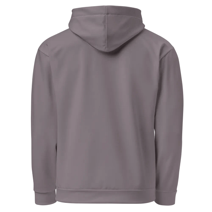 Plain Medium Gray True Summer Unisex Recycled Polyester Heavyweight Premium Hoodie by Treasure Pie product image (2)