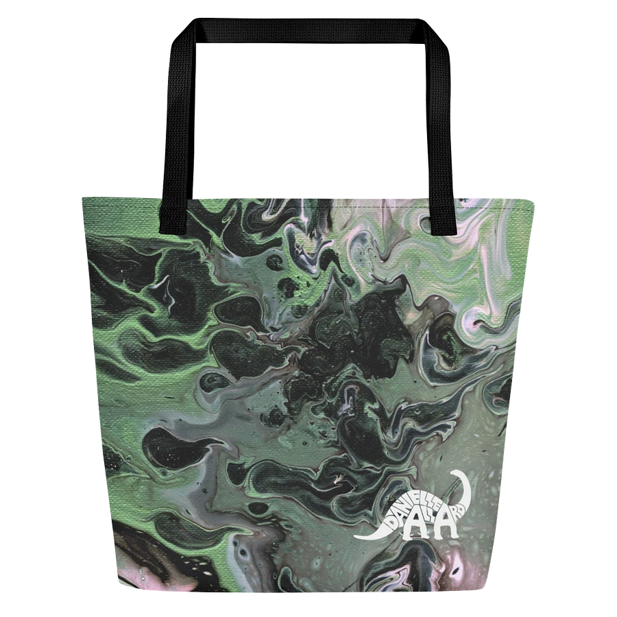 Metallic Green Fluid Acrylic Tote Bag product image (1)