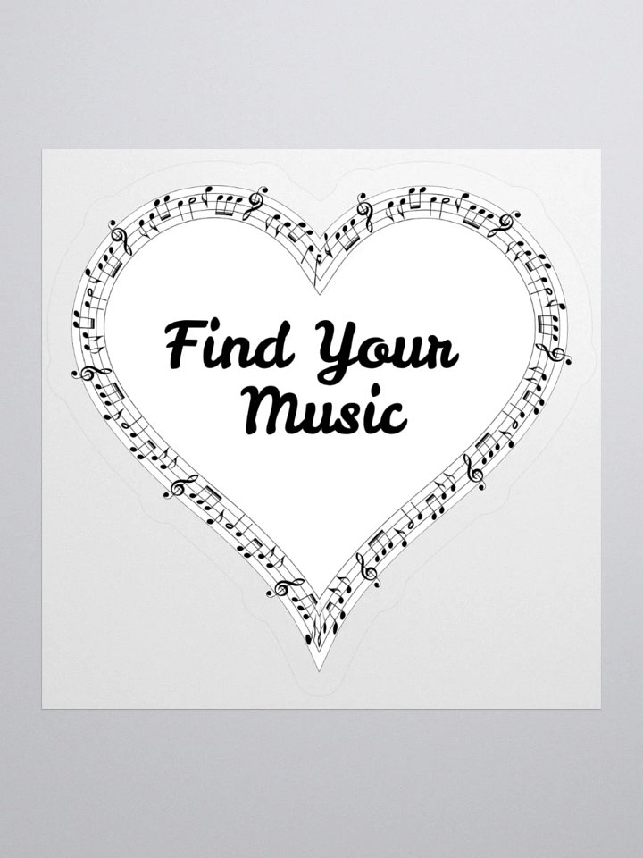 Find Your Music Sticker product image (3)