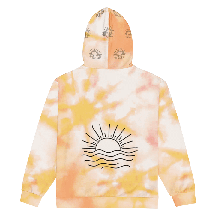 F3 Sunset Unisex Zip Hoodie ( Pink & Yellow ) product image (2)