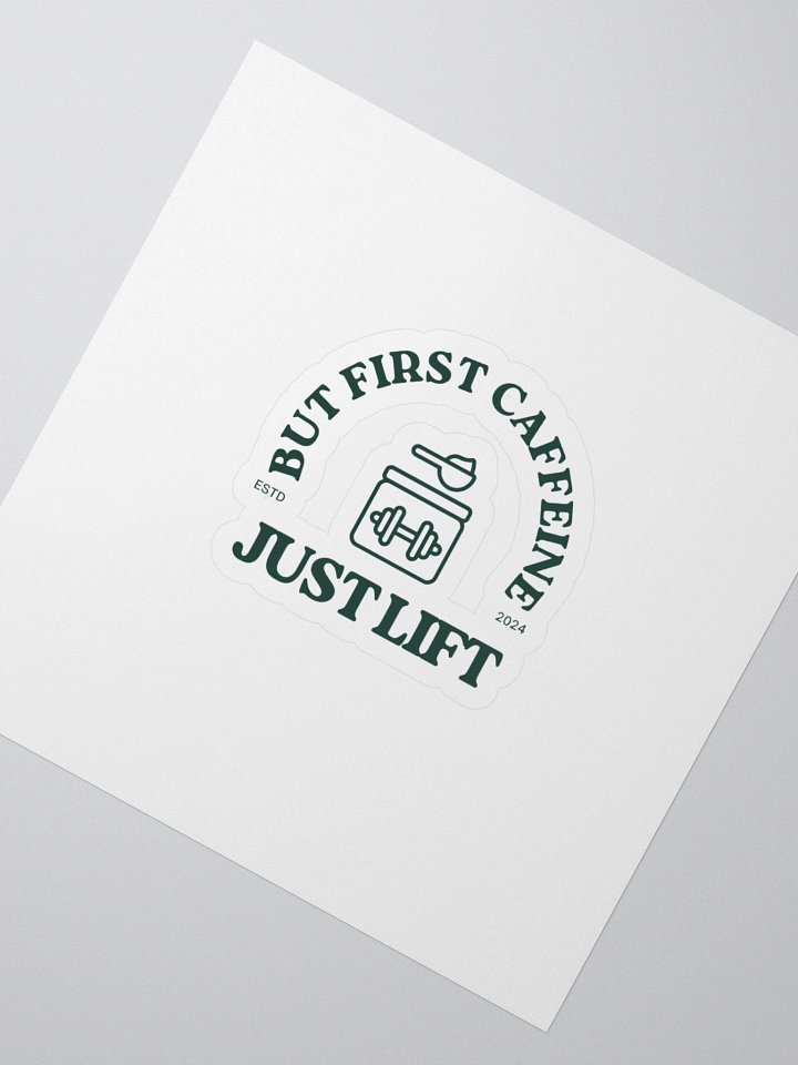 Caffeine First - Sticker product image (2)