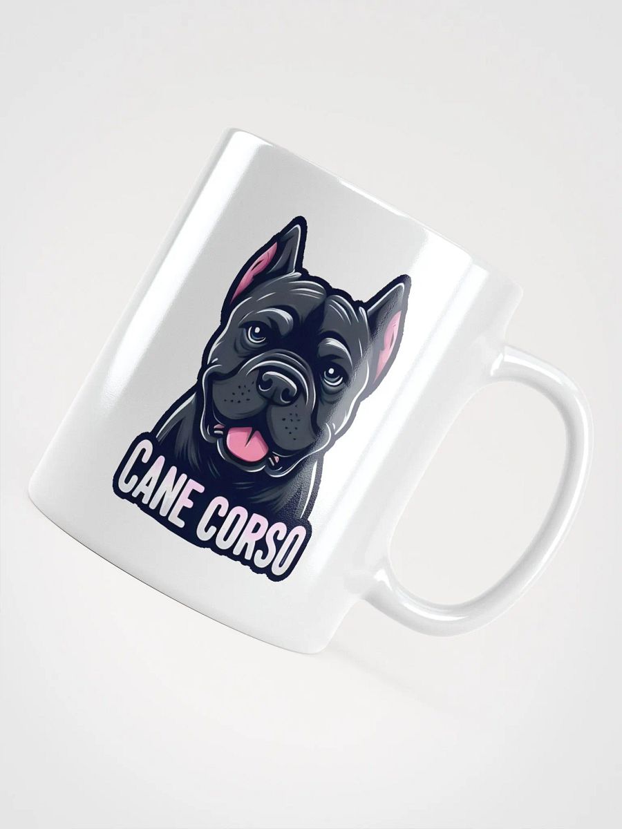 Elegant Black Cane Corso Mug – Stylish Dog Lover Design product image (4)