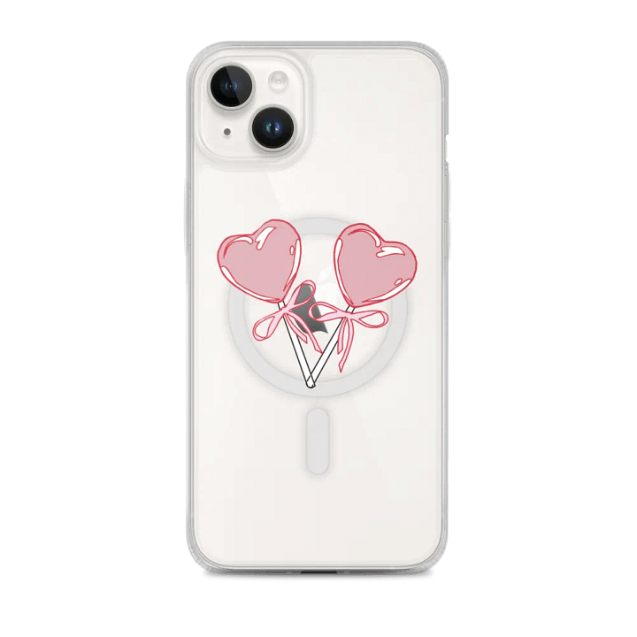 Lollipop Heart-bow Clear Phone Case product image (1)