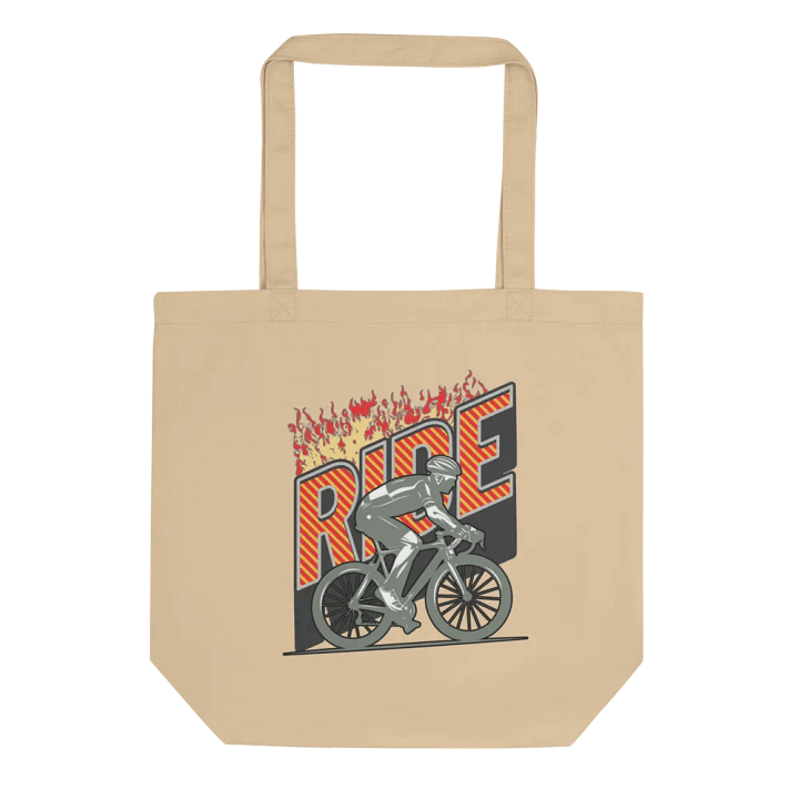 Ride Cycling Fiery Eco Tote Bag product image (1)